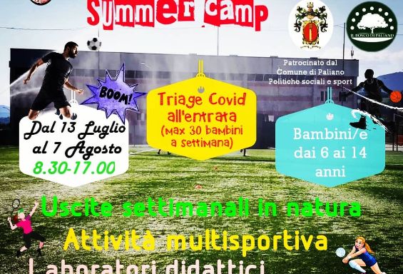 Dal 13 luglio via al "2° Summer Camp"