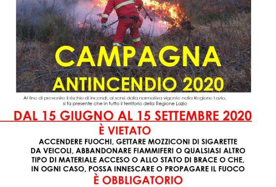 Campagna antincendio 2020