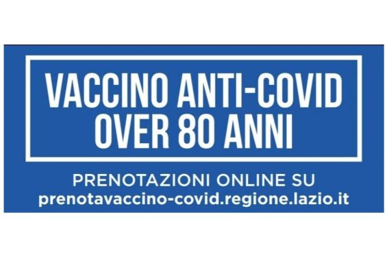 Vaccino anti-Covid over 80 anni. 