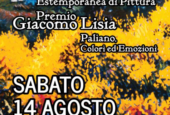 Premio Giacomo Lisia: al via l'ed. XX dell'estemporanea