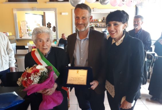 La signora Candida Spila compie 100 anni