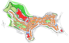 Mappa della Città di Paliano