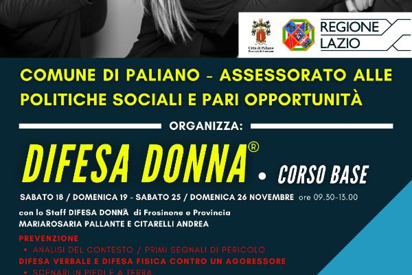 Corso difesa donna