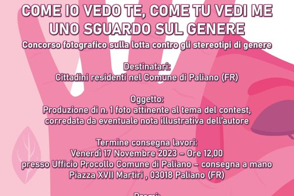 "Come io vedo te, come tu vedi me. Uno sguardo sul genere"