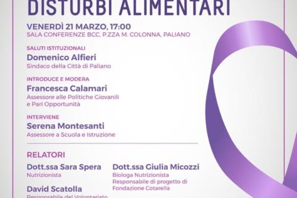 Giornata Nazionale dei Disturbi Alimentari
