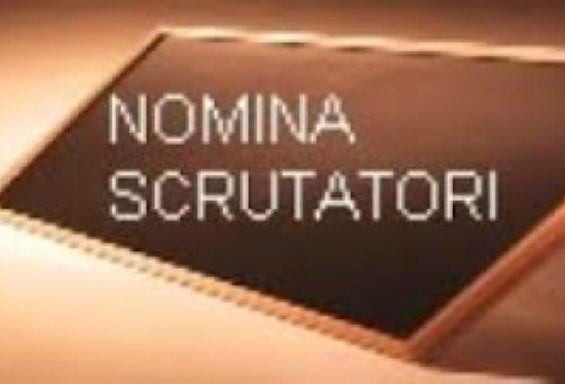 Referendum 4 dicembre 2016 - Nomina Scrutatori