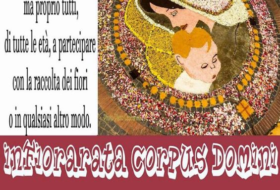 Infiorata 2017 in via di preparazione