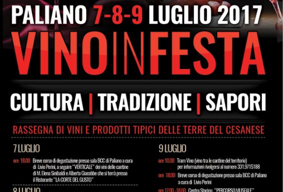 "Vino in Festa" giunge alla sua XX edizione