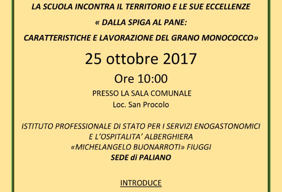 Secondo seminario con i ragazzi dell'alberghiero