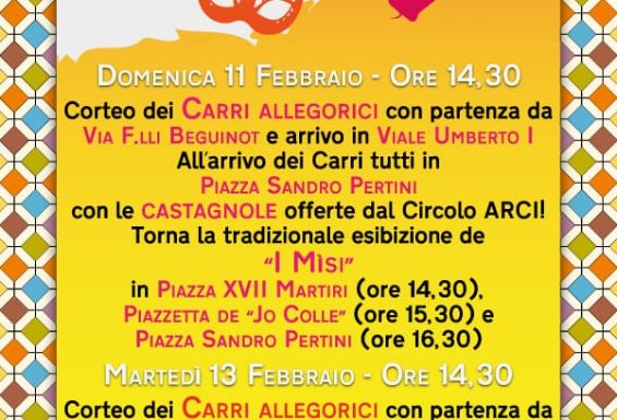 Carnevale 2018: fervono i preparativi!