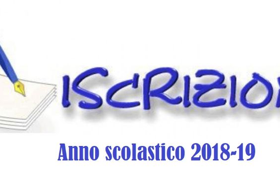 Iscrizioni anno scolastico 2018/2019