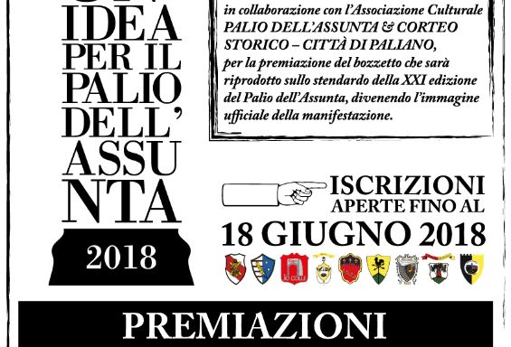 "Un'Idea per il Palio dell'Assunta": ecco l'edizione 2018!