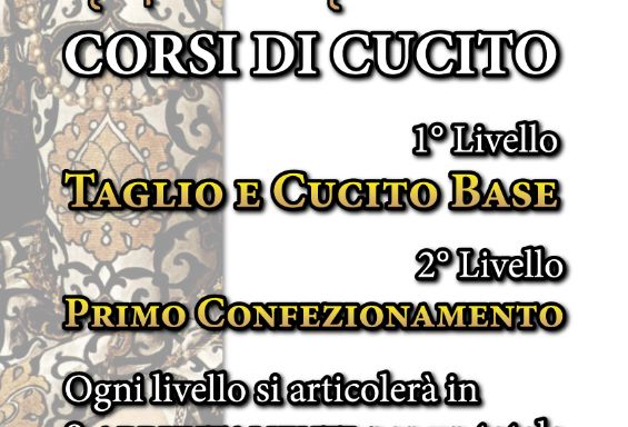 Avviso: inizia il corso di Sartoria dell'Abito Rinascimentale.