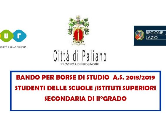 Per gli studenti delle scuole/istituti superiori secondaria di II grado.