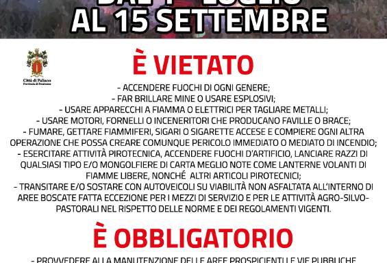 Campagna antincendio 2019