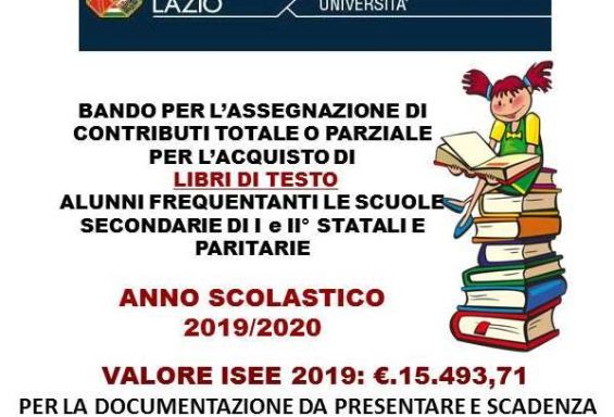 Avviso: fornitura totale o parziale di libri di testo e sussidi didattici digitali 