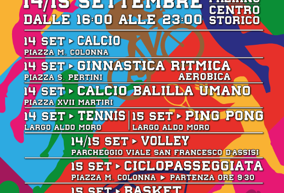 Weekend dello Sport: due giorni imperdibili.