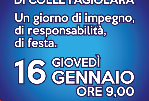 Il Sindaco Alfieri invita la cittadinanza alla giornata di chiusura della discarica di Colle Fagiolara