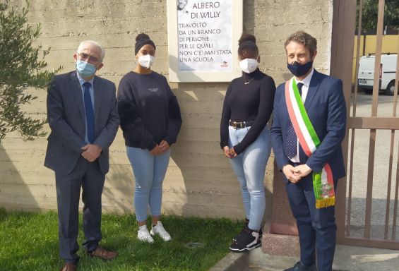 Cerimonia in onore di Willy a Polistena