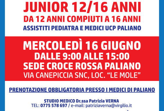 Vax Day Pfizer per ragazzi dai 12 ai 16 anni