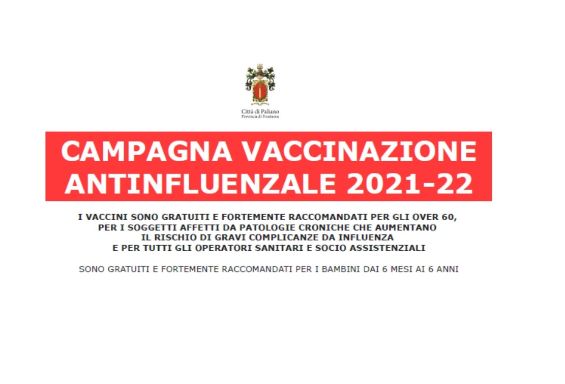 Campagna di vaccinazione antinfluenzale 2021/2022
