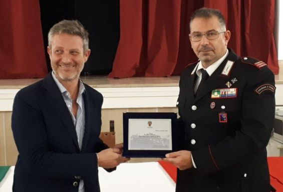 La città di Paliano saluta il comandante Damiano Belloni
