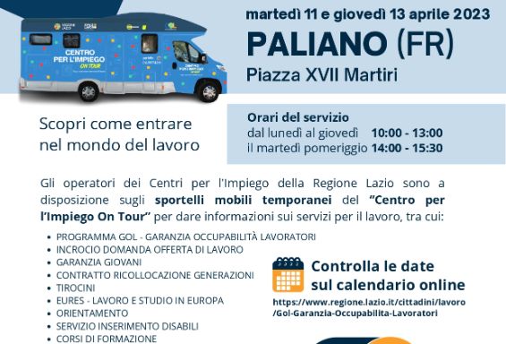 Centro per l'impiego on tour