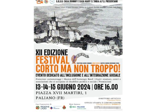 XII Edizione Festival "Corto ma non troppo!"