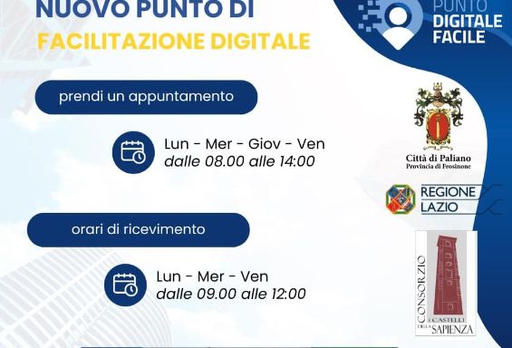 Attivazione del punto di facilitazione digitale
