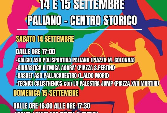 Weekend dello Sport 2024