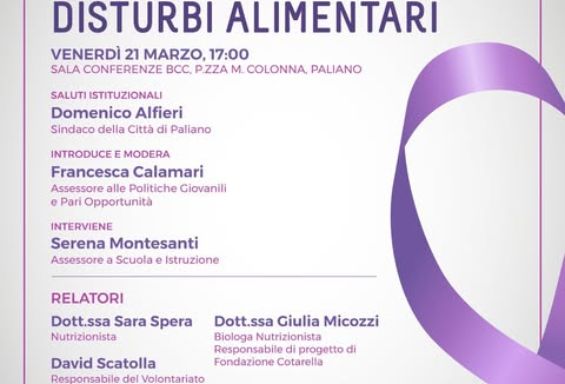 Giornata Nazionale dei Disturbi Alimentari