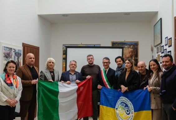 Incontro in municipio con la delegazione Ucraina
