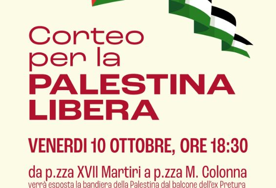 Paliano in marcia per la Palestina libera